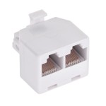 Adaptor RJ45, 8P8C, tata la 2x 8P8C mama, L103049