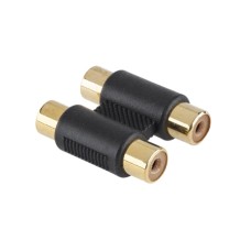 Adaptor 2xRCA mama la 2xRCA mama, gold, L101645