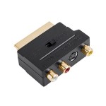 ADAPTOR EUROSCART - 3RCA+SVHS CU INTRERUPATOR - ZLA0352G