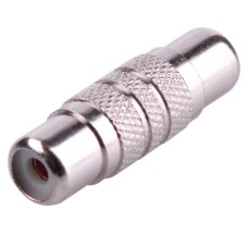 Adaptor RCA mama la RCA mama, metalic, L101643 Adaptor RCA mama la RCA mama, metalic, L101643