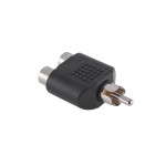 Adaptor RCA tata la 2 x RCA mama, L101635