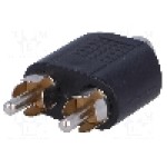 Adaptor RCA mufa x2, stereo