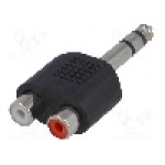 Adaptor RCA soclu x2, stereo