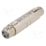 Adaptor XLR tip feminin, AMPHENOL - AC3F3FW Adaptor XLR tip feminin, AMPHENOL - AC3F3FW