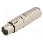 Adaptor XLR tip masculin 3pin, AMPHENOL - AC3M5FW Adaptor XLR tip masculin 3pin, AMPHENOL - AC3M5FW