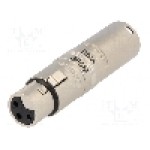 Adaptor XLR tip masculin 5pin, AMPHENOL - AC3F5MW