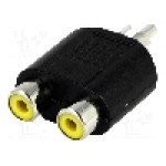 Adaptor in T RCA soclu x2, mono