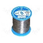 Fludor cu plumb, 1mm, 0.25kg, Sn60Pb40, BROQUETAS  Fludor cu plumb, 1mm, 0.25kg, Sn60Pb40, BROQUETAS