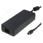 Alimentator 12V DC, 11.5A, conector DIN 4pin, MEAN WELL - GS160A12-R7B