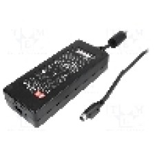 Alimentator 12V DC, 11.5A, conector Power DIN 4 pin R7B, MEAN WELL - GSM160B12-R7B