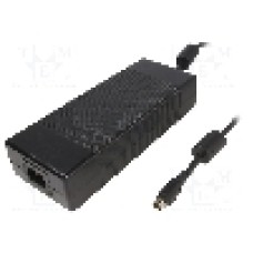 Alimentator 12V DC, 15A, conector Power DIN 4 pin R7B, MEAN WELL - GSM220A12-R7B