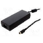 Alimentator 15V DC, 9.6A, conector Power DIN 4 pin R7B, MEAN WELL - GST160A15-R7B