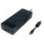 Alimentator 20V DC, 11A, conector Power DIN 4 pin R7B, MEAN WELL - GSM220B20-R7B