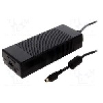 Alimentator 24V DC, 9.2A, conector Power DIN 4 pin R7B, MEAN WELL - GSM220B24-R7B