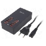 Alimentator 5V DC, 8.8A, conector USB, LOGILINK - PA0140