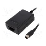 Alimentator 5V DC, conector DIN 5pin, MEAN WELL - GP25A13D-R1B