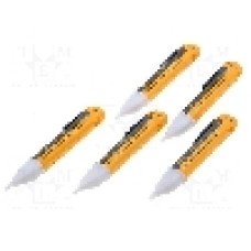 Detector tensiune fara contact, funcţie AutoTest, semnalizare optica (LED) şi acustica a tensiunii detectate, set 5 detectoare, FLUKE - FLUKE 1AC-2-5PK