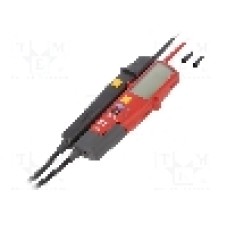 Electric, funcţie HOLD (pastrare citire de pe afişaj), identificare polaritate, indicare a direcţiei de rotaţie a fazelor, indicator nivel scazut baterii, test sensibilitate comutatoare RCD, UNI-T - UT18D