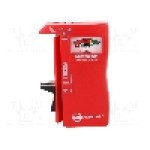 Tester baterie, indicator incarcare baterii in 3 trepte, test baterie 1,5V tip buton, AA, AAA, C, D şi 9V, BEHA-AMPROBE - BAT-250-EUR