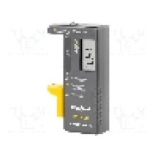 Tester baterie, indicator incarcare baterii in 3 trepte, test baterie 1,5V tip buton, AA, AAA, C, D şi 9V, Rebel - RB-168D