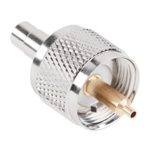 Conector UHF, pentru CB, RG58, tata, sertizare, L100403 Conector UHF, pentru CB, RG58, tata, sertizare, L100403