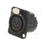 Conector, Neutrik, NC10FD-LX-B