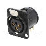 Conector, Neutrik, NC3FD-H-B
