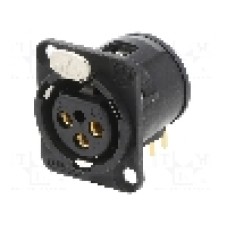 Conector, Neutrik, NC3FD-H-B