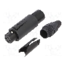 Conector, Neutrik, NC3FM-C-B