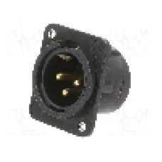 Conector, Neutrik, NC3MDM3-L-B-1