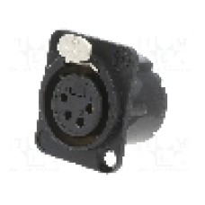 Conector, Neutrik, NC4FD-LX-B