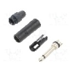 Conector jack, 6.35mm, mono, Neutrik, NP2X-BAG, T241357