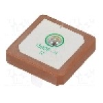 Antena, 1,575...1,610GHz, GLONASS, GPS, 18x18x4mm, SR PASSIVES - ANT1590-1840H