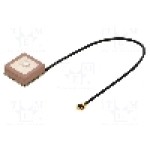 Antena, 1,575GHz, GPS, 13x13x6.2mm, SR PASSIVES - GPS-ANT055