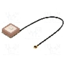 Antena, 1,575GHz, GPS, 13x13x6.2mm, SR PASSIVES - GPS-ANT055