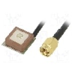 Antena, 1,575GHz, GPS, 15x15x6.5mm, SR PASSIVES - GPS-ANT045-SMA