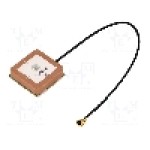 Antena, 1,575GHz, GPS, 18.6x18.6x7.5mm, SR PASSIVES - GPS-ANT048