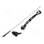 Antena, AM, FM, Daewoo, lungime 0.638m, cablu 2.53m 632-045-011