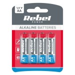 BATERIE ALCALINA AA 1.5V BLISTER 4 BUC - BAT0061B
