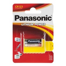 BATERIE CR123 BLISTER 1 BUC PANASONIC - BAT0199