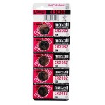 Set 5 baterii litiu, CR2032, Maxell, L101678