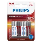 BATERIE POWER ALKALINE LR6 AA BLISTER 6 BUC P - PH-LR6P6BP/10 BATERIE POWER ALKALINE LR6 AA BLISTER 6 BUC P - PH-LR6P6BP/10