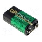 Baterie 6LR61, 9V, clorura de zinc, GP - GP1604GLF-2UE1 Baterie 6LR61, 9V, clorura de zinc, GP - GP1604GLF-2UE1