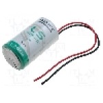 Baterie R20, 3.6V, litiu, 17000mAh, SAFT - LS33600FL