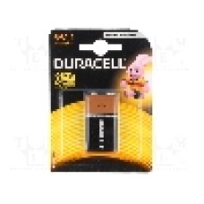 Baterie R22, 9V, alcaline, DURACELL - 6LF22/9V/MN1604(K1)C&B