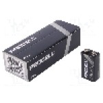Baterie R22, 9V, alcaline, PROCELL - 9V (6LR61) PC1604