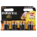 Baterie R6, 1.5V, alcaline, DURACELL - LR6/AA/MN1500(K8) ECONOMY PACK