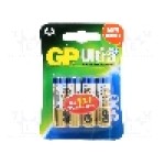 Baterie R6, 1.5V, alcaline, GP - GP 15AU ULTRA PLUS B4