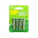 Baterie R6, 1.5V, clorura de zinc, GP - 15G-F4W Baterie R6, 1.5V, clorura de zinc, GP - 15G-F4W