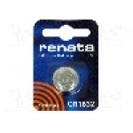 Baterie moneda, 3V, litiu, 125mAh, RENATA - CR1632 B1